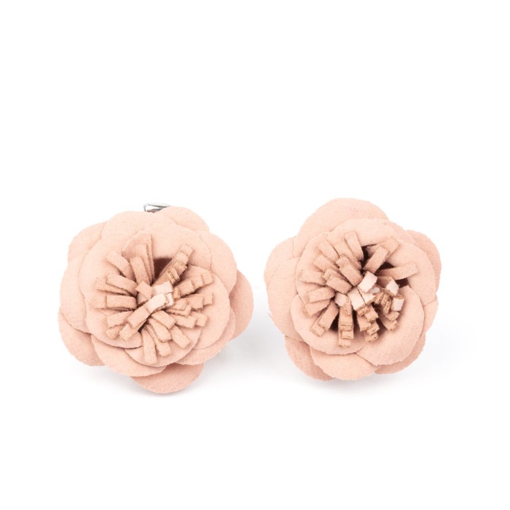 Rosy Posy Pink Hair Clips
